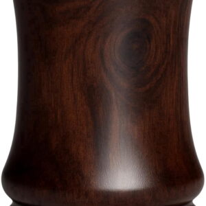 Handcrafted Dark Wooden Glass